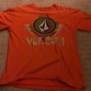 Volcom Boys Large Orange Shirt